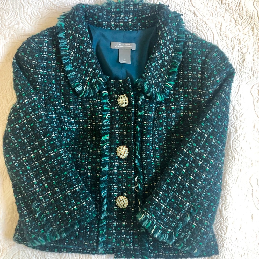 Ann Taylor Tweed Blazer